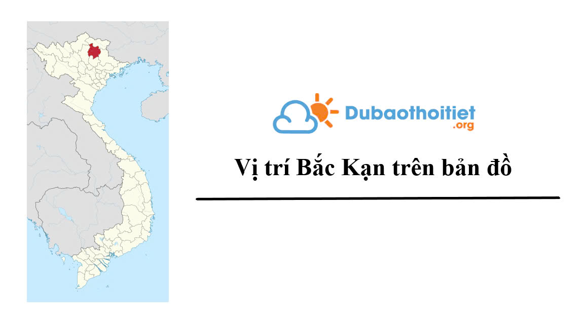 Vị trí Bắc Kạn trên bản đồ