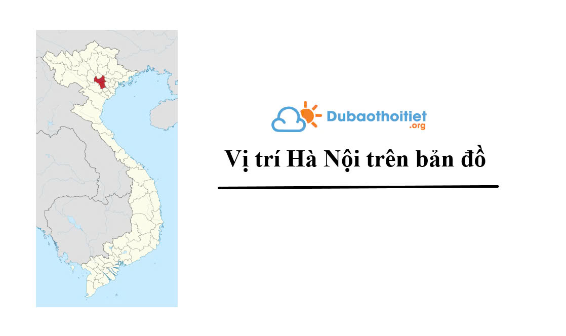 Vị trí Hà Nội trên bản đồ