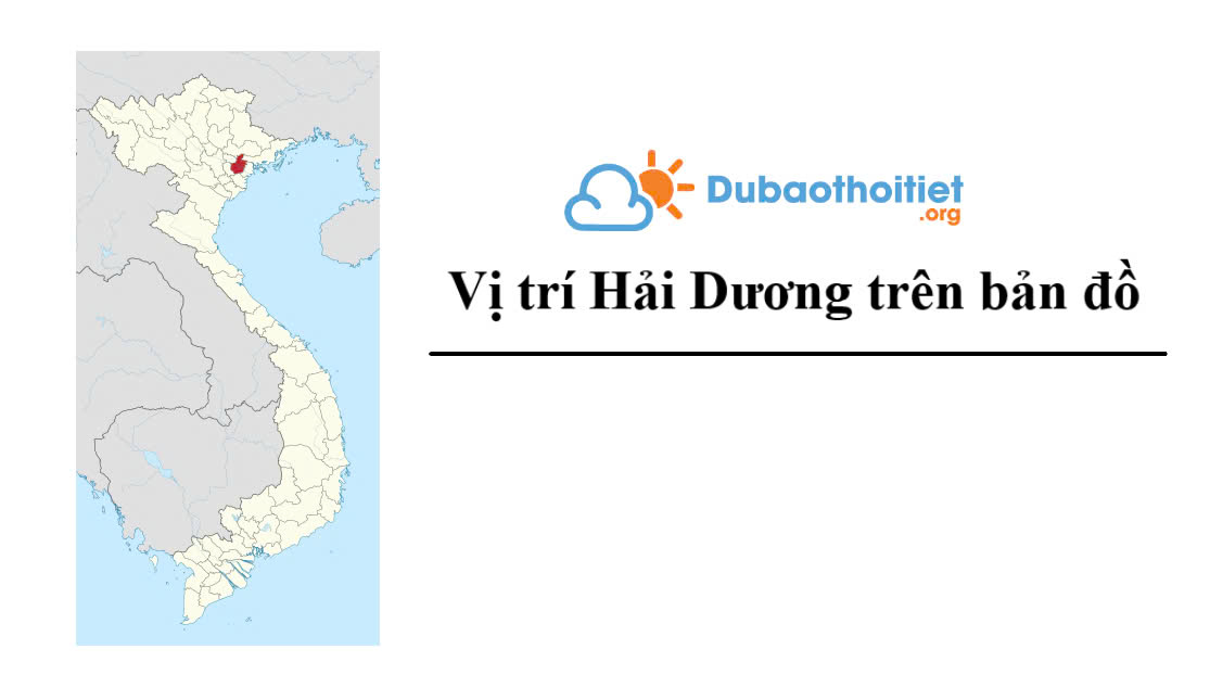 Vị trí Hải Dương trên bản đồ