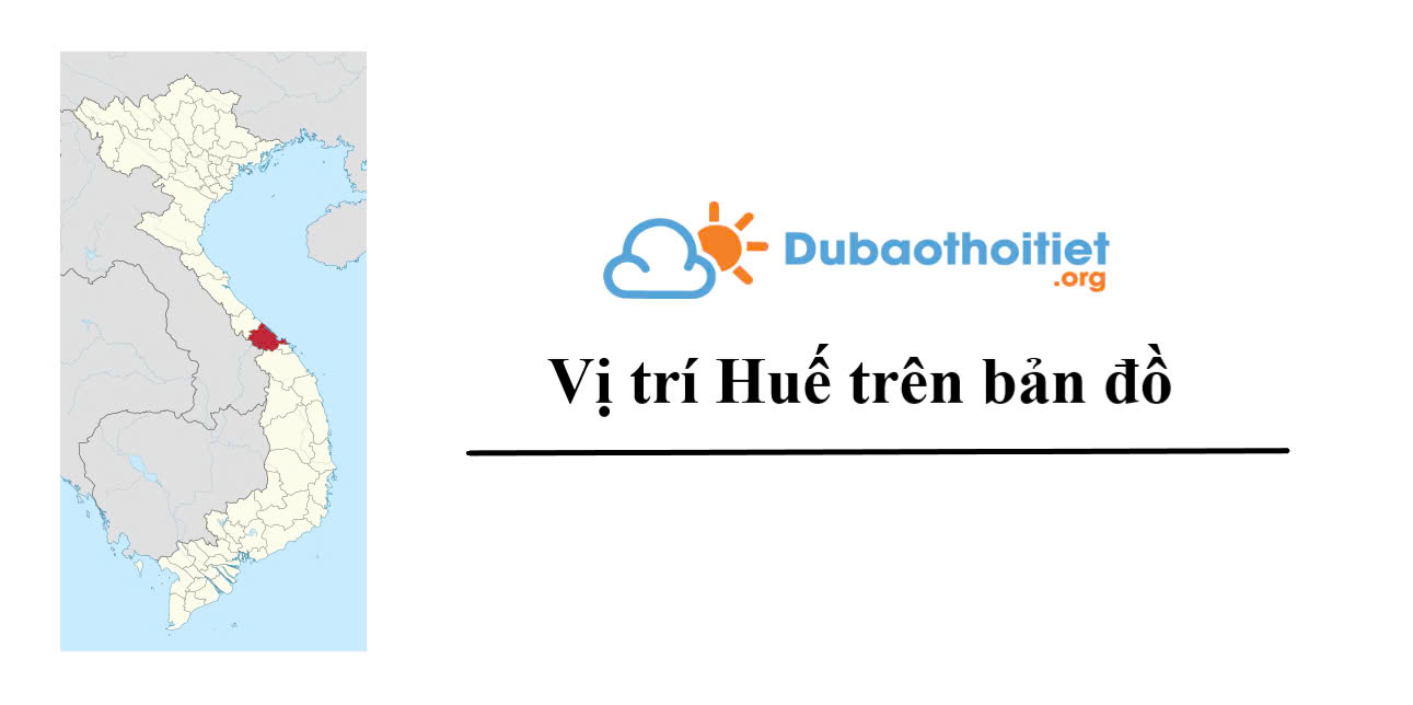 Vị trí Huế trên bản đồ