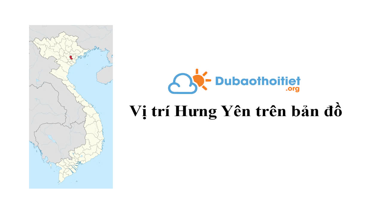 Vị trí Hưng Yên trên bản đồ