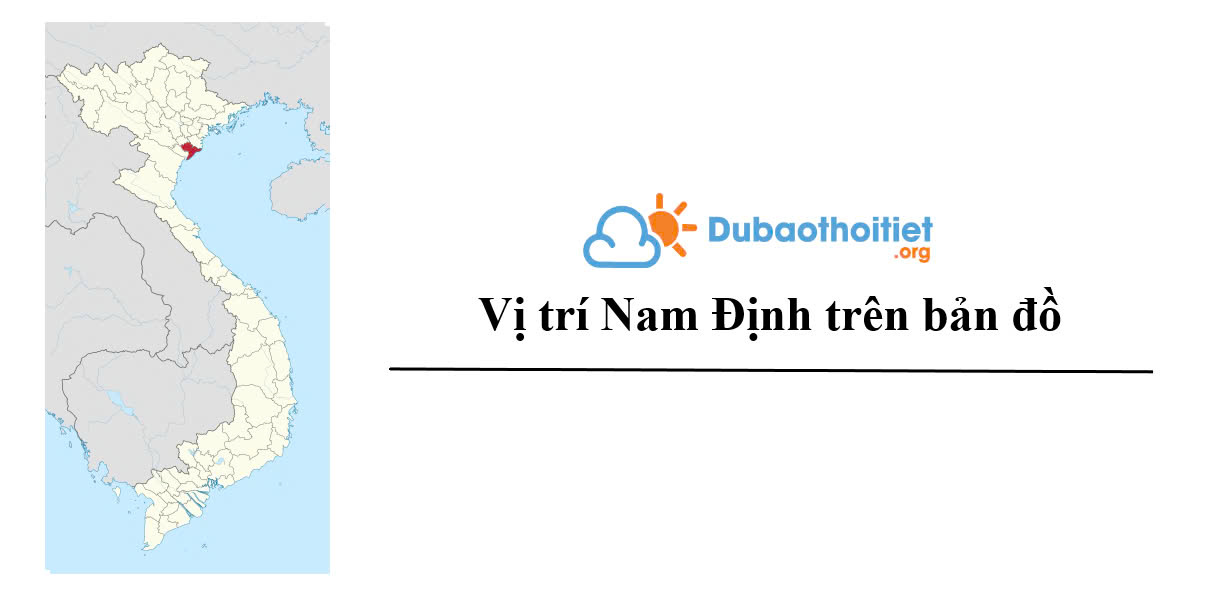 Vị trí Nam Định trên bản đồ