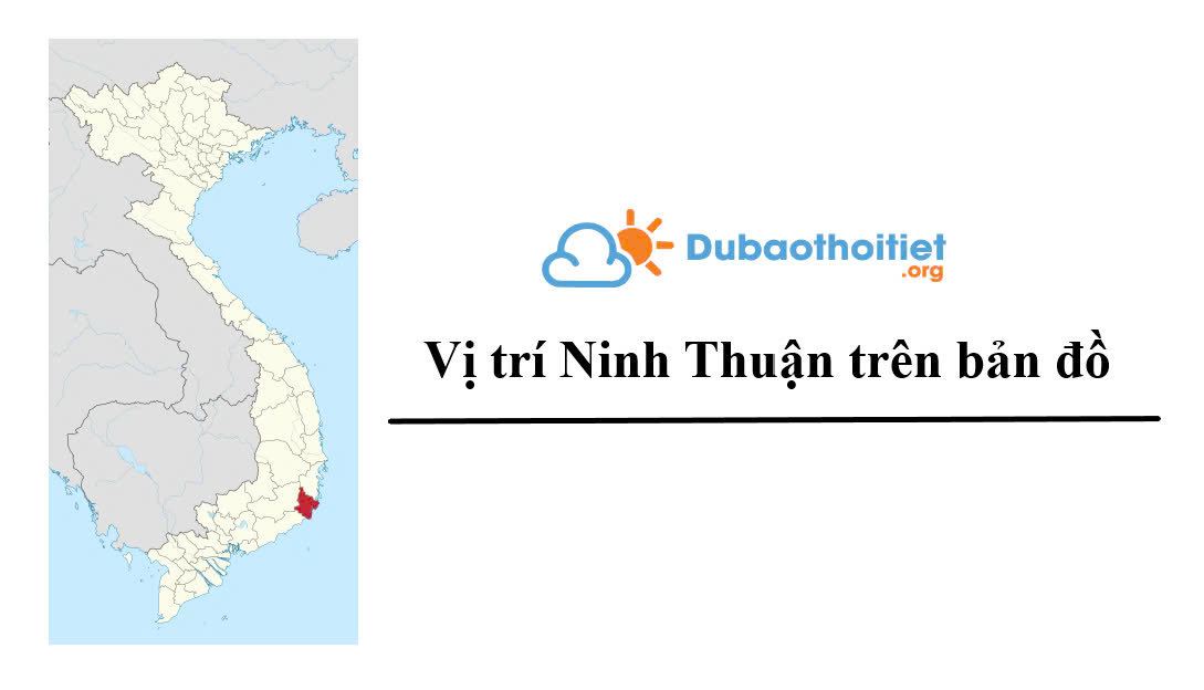 Vị trí Ninh Thuận trên bản đồ