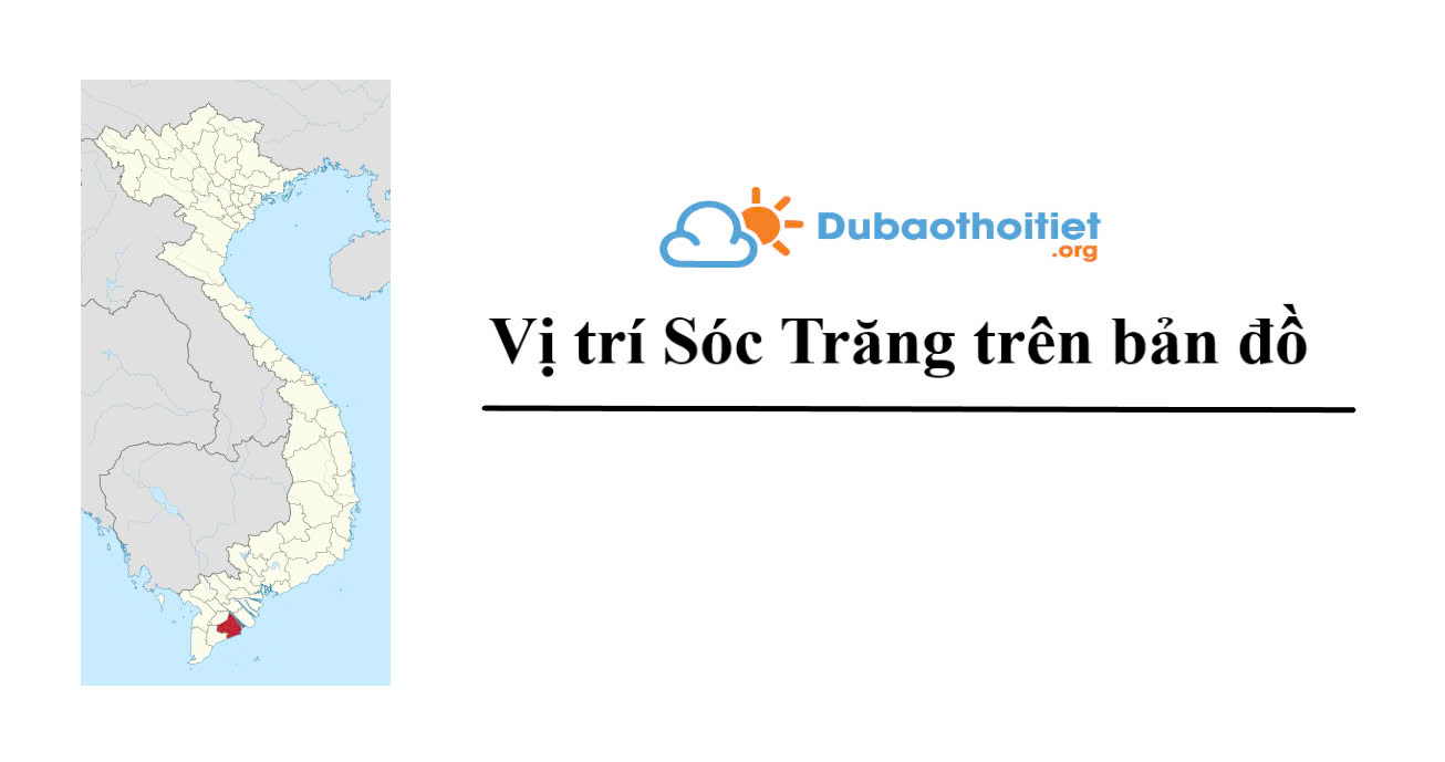 Vị trí Sóc Trăng trên bản đồ