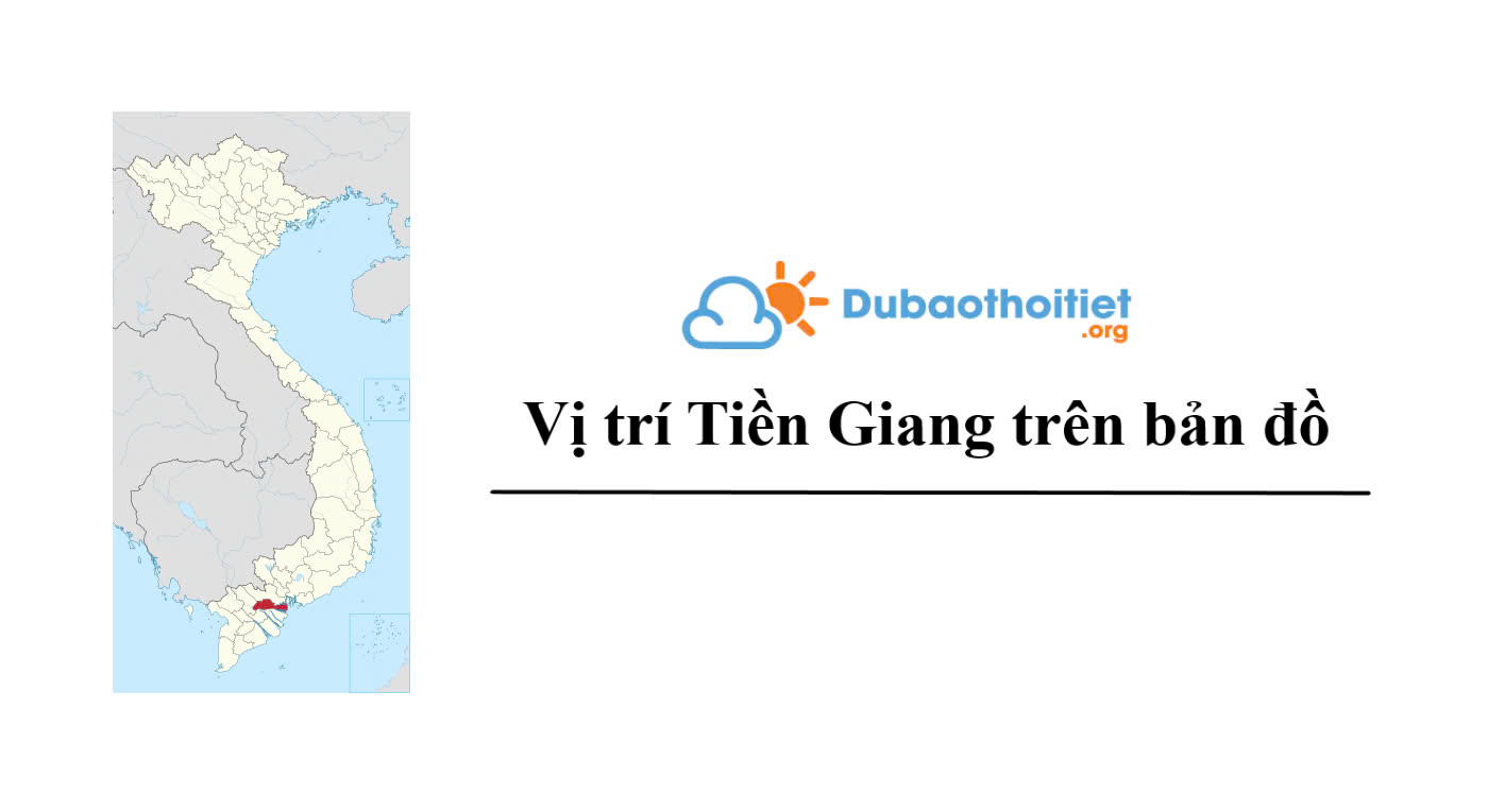 Vị trí Tiền Giang trên bản đồ